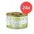 GRAU generation pet Adult ternera y pato, 68% de carne, sin azúcar añadido, sin cereales, con ingredientes naturales. Para gatos sensibles. Paquete de 24 latas.