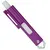 Paarse kunststof penvormige tang met schuifknop en clip, wit uiteinde en haakje zichtbaar. Geen merknaam of tekst aanwezig.