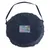 Bolsa de transporte negra con asa y etiqueta visible de Trixie Agility Tunnel, muestra imagen del túnel azul para perros en uso al aire libre.