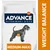 Advance Veterinary Diets affinity, Weight Balance, Medium-Maxi. Opakowanie z wizerunkiem psa i pomarańczowym napisem Weight Balance po prawej stronie.