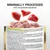 Tekst na engleskom: MINIMALLY PROCESSED, 100% recognizable ingredients. Sastav: chicken fillets 36%, tuna 27%, rice 15%. Prikaz komadića mesa i ribe iznad pakiranja hrane za mačke.