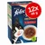 Cutie Felix Soup Original, Purina, 12x48g. Text vizibil: 2x Rind, Huhn, Lamm; Boeuf, Poulet, L'Agneau. Fără coloranți. Imagine cu supă și bucăți de carne pentru pisici. Cutie Felix Soup Original, Purina, 12x48g. Text vizibil: 2x Rind, Huhn, Lamm; Boeuf, Poulet, L'Agneau. Fără coloranți. Imagine cu supă și bucăți de carne pentru pisici.