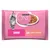 Purina ONE Junior Katzenfutter, X4 mit Lachs und Karotten. Verpackung zeigt eine graue Katze und eine Schale mit Futter.