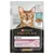 Purina Pro Plan Adult kattenvoer, delicate digestion, met oceaanvis in saus. Zonder toegevoegde kleurstoffen. Verpakking toont kat en portie natvoer.