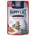 Voordeelpakket Happy Cat Pouch Meat in Sauce 24 x 85 g - Voralpen-Rind (Rund)
