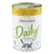 almo nature Daily paté met kip, natuurlijke ingrediënten, voor volwassen katten, grain free recipe. Tekst op blik: con pollo, mit Huhn, with chicken, au poulet, met kip.