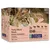 Bozita Tasty Meat Menu, 12 x 85 g, składniki szwedzkie, 100% białka zwierzęcego, bez zbóż, smaki: wołowina, łoś, kurczak, renifer. Opakowanie z wizerunkiem kota.