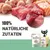 Schesir Katzenfutter mit 100% natürlichen Zutaten. Abgebildet: Thunfisch und Garnelen, Produktverpackungen für verschiedene Geschmacksrichtungen.
