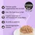 Premium quality supplementary wet cat food with over 70% fresh meat or fish, two layers of mousse and flakes, no artificial additives, and species-appropriate nutrition.