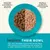 Plate with dry food and wet food, Text: Grain-free goodness with complete, balanced nutrition. Naturally hydrating recipes with protein-packed flavour. Plate with dry food and wet food, Text: Grain-free goodness with complete, balanced nutrition. Naturally hydrating recipes with protein-packed flavour.