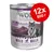 Консервы Wolf of Wilderness Senior Wild Hills, 12×800 г, надпись: 100% grain-free. На упаковке изображён волк и горный пейзаж. Консервы Wolf of Wilderness Senior Wild Hills, 12×800 г, надпись: 100% grain-free. На упаковке изображён волк и горный пейзаж.