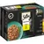 Sheba Selection in Saus, 12 x 85 g. Smaken: gevogelte, eend, kip, kalkoen. Afbeelding van natvoer op bord en kat. 100% recyclebare verpakking staat vermeld.