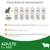 Directives d’alimentation chat adulte 1+ ans : 2 kg 30–40 g, 3 kg 40–55 g, 4 kg 50–65 g, 5 kg 55–75 g, 6 kg 65–85 g, 7 kg 70–95 g. 87 % protéines animales, sans blé, sans OGM ni colorants.
