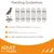 Feeding guidelines for adult pets over 1 year: daily portions by weight from 330g to 865g, contains 77% animal protein, wheat free, no fillers, artificial colours, flavours or GMOs.
