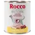 Conservă Rocco Diet Care Gastro Intestinal, imagine cu carne de pui, păstârnac și boabe roșii. Text vizibil: Chicken with parsnip, Huhn mit Pastinake, Poulet au panais. Conservă Rocco Diet Care Gastro Intestinal, imagine cu carne de pui, păstârnac și boabe roșii. Text vizibil: Chicken with parsnip, Huhn mit Pastinake, Poulet au panais.