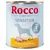 Rocco Sensitive Chicken & potatoes, Single 1 Protein, 800g tin. Visible text: IT'S MEAT TIME, Huhn & Kartoffeln, Poulet et pommes de terre.