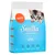 Sac Smilla Kitten 4 kg, volaille, mentions visibles : high acceptance, contains taurine, omega fatty acids, harmonious growth, made in Germany. Chaton illustré sur l’emballage.