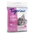 Tigerino Premium Natural Clay Clumping Litter, with baby powder scent, 12 kg. Ultra absorbent, brzo uklanjanje mirisa, trenutno zgrudnjavanje, vrlo malo prašine. Slika mačke na pakiranju.