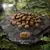 Croquettes pour chien sur une pierre, forme carrée, taille indiquée 14–16 mm