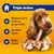 Triple Action: reduces tartar build-up by up to 80%, healthier gums, fresher breath. Dog chews on a stick.