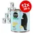 Cosma Pure Love Nature kattenvoer, Chicken Fillet in Broth, 12x280 g blikken, 100% natural ingredients zichtbaar op verpakking.