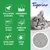 Tigerino Premium. Arcilla natural de bentonita, superabsorbente y eficaz, muy bajo en polvo, aglomeración inmediata, control rápido de los olores, con olor a pino. Imagen de un gato y la arena.