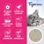 Tigerino Premium Katzenstreu mit frischem Febreze-Blütenduft, Naturton aus Bentonit, extrem saugfähig, besonders staubarm, sofortige Klumpenbildung, starke Geruchskontrolle.