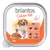 briantos Delicious Paté, recette sans céréales, 300 g, adulte, avec dinde, sans sucre ajouté, sans conservateurs artificiels, pâtée pour chien visible sur l’emballage
