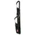 Black safety belt with carabiner hook and Trixie logo, suitable for securing in the car. Load capacity up to 12 kN visible on the hook.
