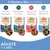 IAMS Collection Mer en Sauce pour chats adultes 1+ an : 3x thon & pois verts, 3x maquereau & truite, 3x saumon & cabillaud, 3x poisson de mer & pois. 99 % protéines animales.