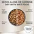 Testo in inglese: Serve alone or combine dry with wet food. High energy supply, dental care, better hydration, balanced nutrition. Concept for Life Caring Every Day.