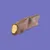 Image shows a brown chew stick with a lighter filling, displayed on a plain background to highlight its texture and cross-section.