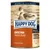 Scatola di cibo per cani Happy Dog Ente Pur Duck Pure, Supreme Sensible, 100% tierisches protein, Made in Germany. Testo visibile anche: Canard, Pato.