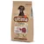 Verpakking Ultima Nature Medium-Maxi Adult hondenvoer, zichtbaar: Cordero Fresco, 7 kg, afbeelding van hond en stukjes vlees, tekst in het Spaans en Engels op de voorkant.
