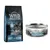 Wild Freedom cat food packaging: 6.5 kg Vast Ocean dry food with '100% grain-free recipe' and 'lots of fresh poultry meat with mackerel', plus Wild Rapids wet food tin, both with cat image.