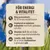 För energi & vitalitet: Hög proteinhalt, inspirerat av naturens mångfald, vitamin C & E, laxolja, zink, biotin. Text på svenska om näringsfördelar för husdjur.