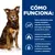Texto: Cómo funciona. Actúa naturalmente sobre el gasto energético específico de tu perro para lograr una pérdida de peso fácil y eficaz. Favorece la capacidad natural para quemar grasa. Combinación exclusiva de fibras que ayuda a mantener a los perros saciados y satisfechos.