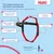 Features of Halti Front Control Harness: safety link, design to stop pulling, neoprene padding, durable webbing, two connection points, easy to use. For best results, use with Halti Training Lead.