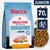 Rocco Mealtime Junior Chicken, 1 kg. Widoczne: 70% składników zwierzęcych, bez zbóż, bogata w świeżego kurczaka. Opakowanie oraz granulat karmy. Rocco Mealtime Junior Chicken, 1 kg. Widoczne: 70% składników zwierzęcych, bez zbóż, bogata w świeżego kurczaka. Opakowanie oraz granulat karmy.