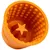 LickiMat Yoggie Pot Snack Dog Toy – Orange - 9.5 x 9 cm (Diameter x H)