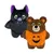 KONG Snuzzles Halloween Pipistrello & Orso - ca. L 21 x P 19 x H 10 cm KONG Snuzzles Halloween Pipistrello & Orso - ca. L 21 x P 19 x H 10 cm