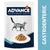 Pachet Advance Veterinary Diets Gastroenteric pentru pisici, imagine cu pisică și bol cu hrană umedă pe farfurie. Text vizibil: affinity, GASTROENTERIC. Pachet Advance Veterinary Diets Gastroenteric pentru pisici, imagine cu pisică și bol cu hrană umedă pe farfurie. Text vizibil: affinity, GASTROENTERIC.