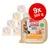 Pachet 9 x 300 g Rinti Leichte Beute Huhn Pur, text vizibil: fett-reduziert, Kalorienreduziert, Leicht verdaulich, Pure Chicken, imagine cu bucăți de carne și un câine pe ambalaj.