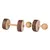 Set de mancuernas de madera Trixie para roedores - 2 unidades Set de mancuernas de madera Trixie para roedores - 2 unidades
