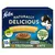 Purina Felix Naturally Delicious, válogatott ízek a rétről zselében, színezék nélkül, természetes összetevőkből, pulyka- és kacsahússal gazdagítva, 10x falatkák.