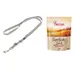 TIAKI Dog Accessory + 100g Purizon Dog Treat Free! * - Soft & Safe Lead - Grey (200cm x 20mm) + Superfoods Beef with Chicken, Peas & Cranberries (100g)