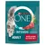 Purina ONE Bifensis Adult cat food, rich in beef as ingredient no. 1, with wheat and parsley. Packaging shows a grey cat and ingredients.
