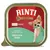 RINTI GOLD MINI 100 g, mit feinen Stückchen von Hirsch & Rind. Billede af lille hund på emballagen.