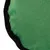 Close-up of green fabric material with black edge, possibly part of a toy or accessory.