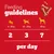 Feeding recommendation: 5–10 kg 2 pieces, 10–25 kg 3 pieces, from 25 kg 7 pieces per day.